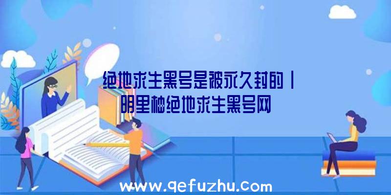 「绝地求生黑号是被永久封的」|明里柚绝地求生黑号网